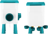 CARLA HOME Automatic Chicken Feeder Waterer Set with 8KG Food 7L Water Capacity for Coop, Chickens, V178-36358