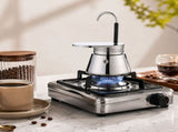 304 Stainless Steel Espresso Coffee Maker Moka Pot Percolator for Home Kitchen Camping Brewer V1369-AZ3-W-11022
