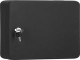 100-Hook Black Locking Key Cabinet with Tags and Mounting Hardware, 30 x 24 x 7 cm V1188-MS-731-048