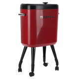 Tall Trash Can with Wheel Legs 15L Large Capacity Narrow Garbage Can for Kitchen Bathroom Living V1294-YM0901-3117250150411