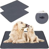 2 PCS Washable Waterproof Pet Pad -Non-Slip, Absorbent, Reusable Mat for Dogs and Cats XL V888-ELOSUNG10425