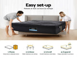 35cm Giselle Mattress King Bed Bamboo Pocket Firm Foam MATTRESS-E-MIDNIGHT-35-K