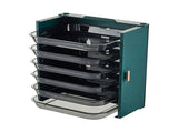 Kitchen Side Dishes Punch Free Foldable PET 6 Layers Wall Mounted Organization Rack Cooking Plates V1294-YM0512-3118220256612