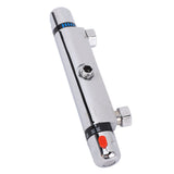 Modern Chrome Thermostatic Shower Mixer Bar Replacement Valve Outlet Home Bathroom Accessory V1294-YM0901-JYA01113