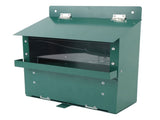 Metal Squirrel Feeder with Transparent Acrylic Plate Pet Picnic Table Assembled Feeding Box for V1294-YM0901-3111240328011