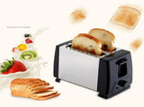 BH 002 Automatic Toaster Multifunctional 2 Slice Toaster Home Breakfast Machine AC 220V Black V1294-YM0716-3113220106211