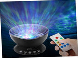 Ocean Projector Light - Bedroom Projection Lamp with Relaxing Water Effect V1263-JX-4565