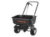 Push Lawn Spreader, 3.6m Spreading Width, Broadcast Spreader with 36.3kg Load Capacity & 10 in V952-TCSBJ80LBS12D3MUC001V0