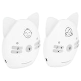 V30 Digital Audio Baby Monitor Portable Alarm Sensitive Wireless Two Way Baby Cry DetectorWhite UK V1294-YM0901-3113210099613