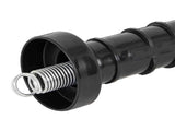 10x Electric Fence Gate Handle Compact Insulated Spring Handles with Hook Black V201-QUEW13221661