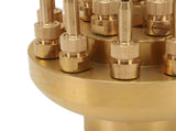 Fountain Nozzle Brass G2 Inch DN50 3 Tier Adjustable Column Water Fountain Nozzle Sprinkler Spray V1294-YM0901-3111240129511