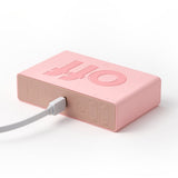 Lexon Flip Classic Reversible Alarm Clock - Pink V398-LD-LR157P4