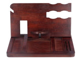 Desktop Storage Multifunctional Wooden Mobile Phone Base Watch Glasses Key Desktop Storage V1294-YM0523-3115210297311