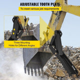 Backhoe Excavator Thumb Attachments, 91.44 cm Adjustable Extreme Weld On Backhoe Thumb Hoe Clamp V952-FCMZ36INJCCBH16MMV0