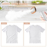 Garment Steamer, Mini Portable Iron, 30S Fast Heat-Up, 1000W, 120Ml, Travel Steamer With Brush And V1188-MS-227-2033