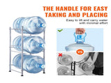 3 Tiers Water Jug Holder, 5 Gallon Water Bottle Holder, Single Row Water Bottle Rack for 3 Bottles, V952-5JLTZSSTSTZC6X90BV0