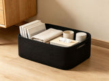 Stylish Woven Storage Basket, Multi-Purpose Organizer, Durable Soft Handle, Perfect For Home, V1192-AZ-W-24640