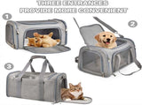 Bicycle panniers - Dog carrier bag for airplanes - Carrier bag for smalls - Size L - Cat basket, V1188-MS-313-0397