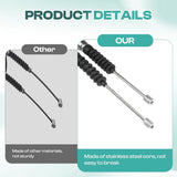 Club Car DS Brake Cable Kit Stainless Steel Core 2000-Up 102022101 Driver & Passenger Side Cables V1259-DP01-A-5420