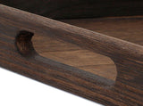 Wood Tea Tray Fade Resistant Exquisite Retro Reinforced Rectangular Tea Serving Tray V1294-YM0703-3118230027311