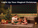 Jingle Jollys Christmas Lights 6x4m Christmas Net Lights 1000LED Red Green Festive Lighting XMAS-NE1000-4X6-RG