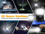 4 Pack Foldable Camping Lantern, Solar and USB Rechargeable, Lightweight Waterproof V1308-DSZKI-513