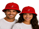 Kangol x Disney Bucket Hat 75th Anniversary Wool Blend Winter Cap - Red V563-KANGOL-K1489FA-RED-L