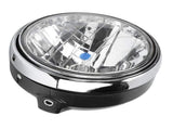 LED Headlight Modified Retro Round Motorcycle Head Front Light Assembly Headlamp 250 VT250 CB400 V1366-AZ2-W-08016