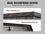 Trailer Tongue Box, Aluminum Alloy Diamond Plate Tongue Box Tool Chest, Heavy Duty Trailer Box V952-TC3916512INCHDMIJV0