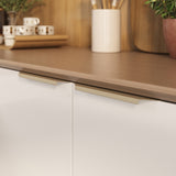 Base Kitchen Steel Cabinet/Cupboard with 3 Doors 2 Drawers - Renova White Flat Pack DIY V1112-3500001965