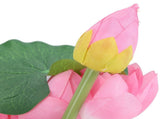 LED Flower Table Lamp Plastic 3 Head Artificial Flower Night Light with Ceramic Vase for Home Living V1294-YM0901-3119240092511