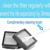 Replacement Filter Brush Parts Set for iRobot Roomba Vacuum Cleaners - Black - 22-Piece Set V178-59352