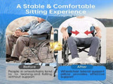 Lateral Support for Wheelchair Lateral Support Cushion with Adjustable Side Panels for V1370-AZ4-10284