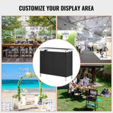 Folding Portable Bar Table, Tradeshow Podium Table for Indoor, Outdoor, Party, Picnic, Exhibition, V952-LSZST20ZDSZJN1VEHV0