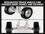 Sliding Gate Kit, 6 Rolling Gate Hardware Kit, Universal Adjustable Sliding Gate Rollers Track V952-HLHMJLJ6INCHO9AC8V0