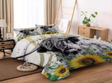 Luxury Feel Satin Duvet Cover Set - Smooth & Breathable-Queen V745-AQ043752Q3