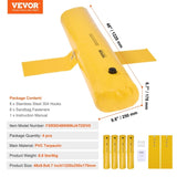 Flood Barriers, Sandbag Alternative Flood Bags 4 Pack, Flood Barrier for Home, Water Barriers for V952-FXRSD48IN9INJATDDV0