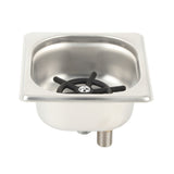 G1/2 Stainless Steel Automatic Cup Washer Cleaner Glass Rinser for Bar Pub RestaurantS V1294-YM0901-3118200178111