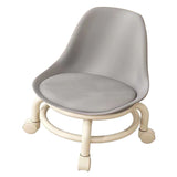 Kids Low Rolling Stool with Backrest Low Height Roller Stool with Universal Wheels Low Roller Seat V1294-YM0901-3116230019611