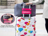 4-Pack Foldable Travel Duffel Bag Set Compact Carry-On Luggage in Pink, Blue, Green & Orange V1107-CS-LXSND4