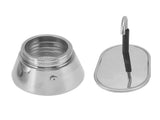 Moka Pot Stainless Steel Italian Type DIY Large Capacity Light Weight Portable Coffee Maker V1294-YM0716-3118220122911
