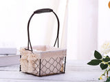 Iron Flower Baskets for Wedding Favors Floral Arrangement Flower Basket Succulent Greenery Baskets V1294-YM0716-220713HJ04-1
