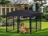 Dog Playpen House Heavy Duty Large Outdoor Dog Kennel Anti-rust Metal Pet Crate V767-JJ-XZ171-XS-V1