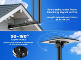 Starlink Mount for Gen 3 / Standard 4 / 4X, Adjustable Telescoping Wall & Roof Bracket, 360&deg V1181-ZY006