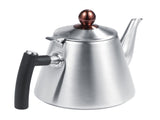 1.2L Stainless Steel Stove top Teapot Tea Coffee Pot Kettle Heat Resistant Handle Matte V1294-YM0722-JY03671-01