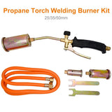 Gas Torch Burner Hose Regulator Roofer Plumber Weed Kit Propane Black Silver V1370-AZ4-20377