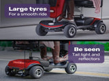 EQUIPMED Mobility Scooter For Elderly Motorized Electric Older Adults 4 Riding V219-AGCMSCEMQA3RD