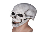 Scary Skull Mask with Movable Jaw Flexible Latex Halloween Costume Party Props Cosplay V1294-YM0714-3117210187711