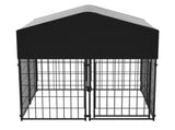 Dog Playpen House Heavy Duty Large Outdoor Dog Kennel Anti-rust Metal Pet Crate V767-JJ-XZ171-XS-V1