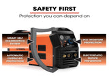 ROSSI Portable Inverter Welder Plasma Cutter, 3in1 Multi-function Cut/MMA/TIG Welding Machine, 15A V219-TOLWDRROB416